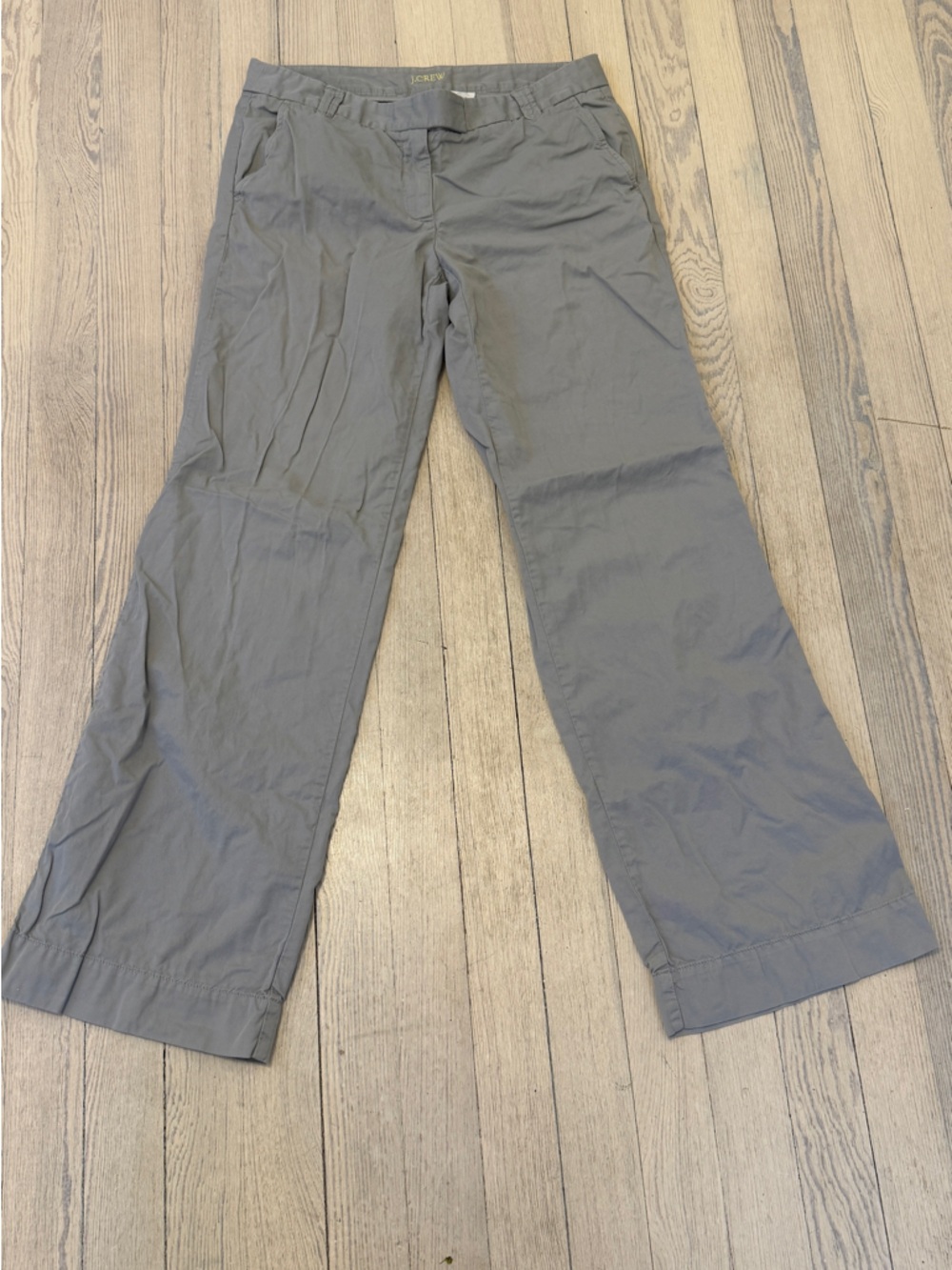 J. CREW Women’s Gray City Fit Chino Pants Size 4